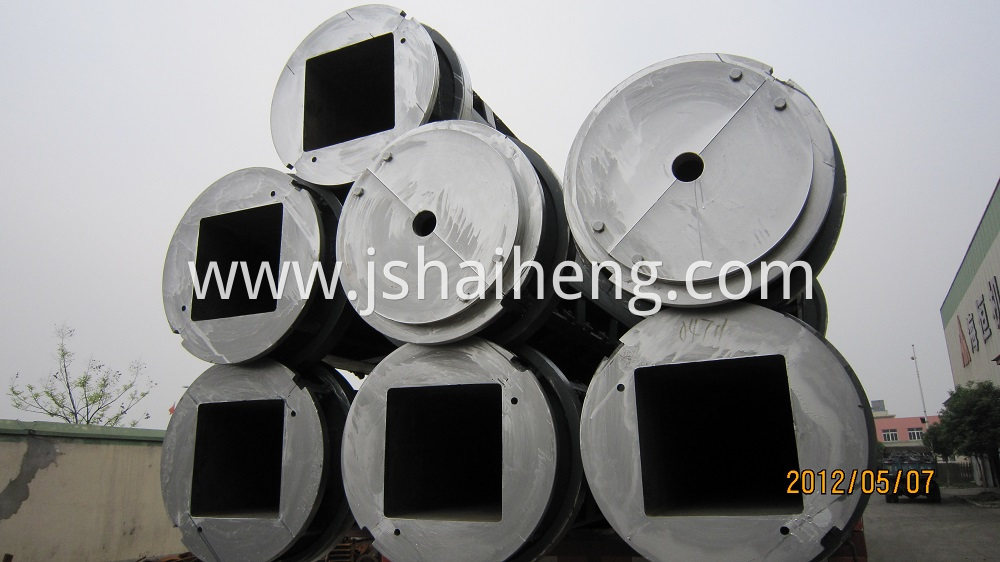 Hollow Square Pile Mould 2